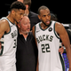 Giannis and Khris stepping up as needed.